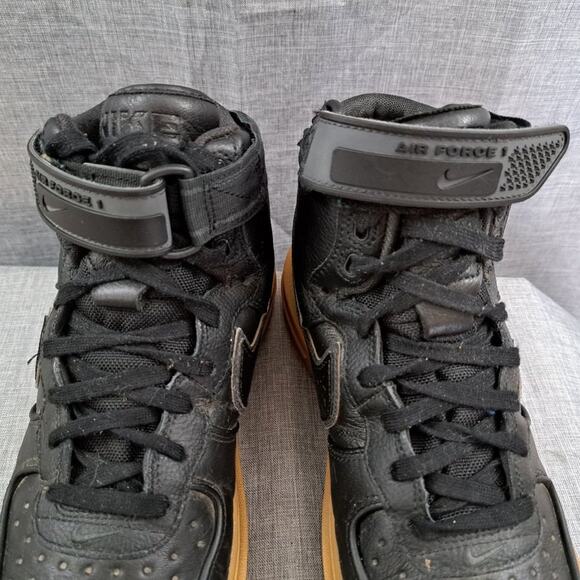 %Size 7 Nike Air Force 1 Gore-tex Boots Black Anthracite Gum Bottom Men / A 28 main image 11